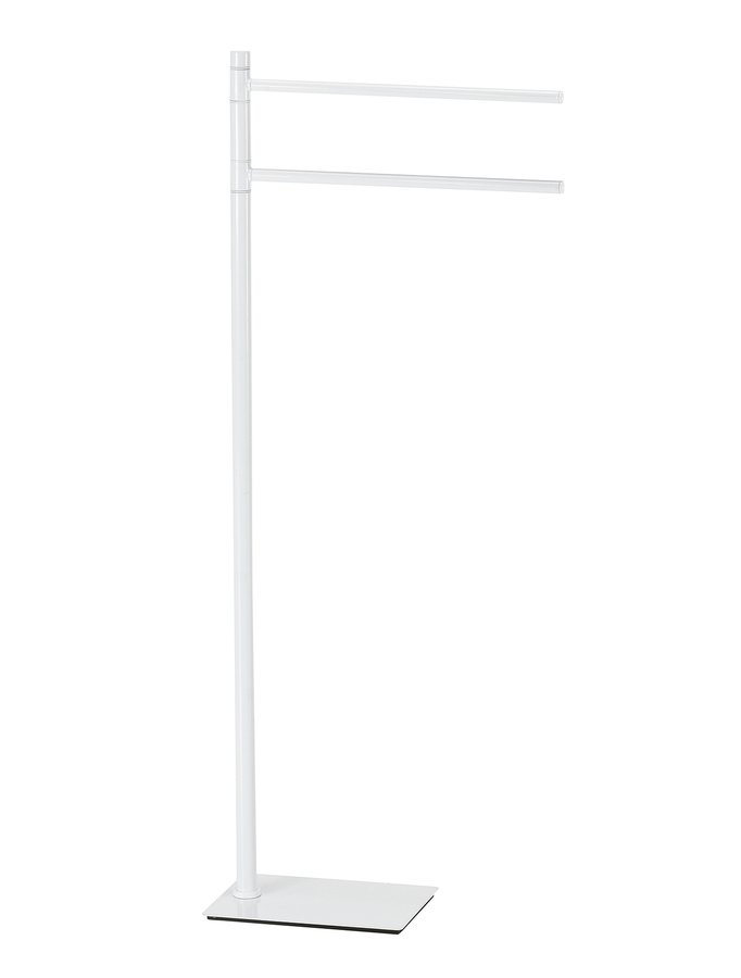 TRILLY stojan s držákem ručníků, hranatý, bílá mat TR3122