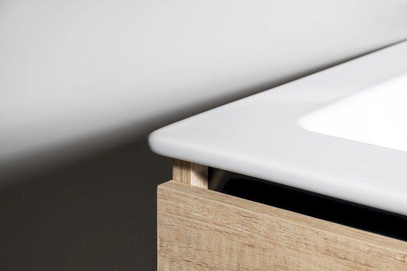 EZARA dvojumyvadlová skříňka 120x55x46cm, dub alabama EZ121-2222