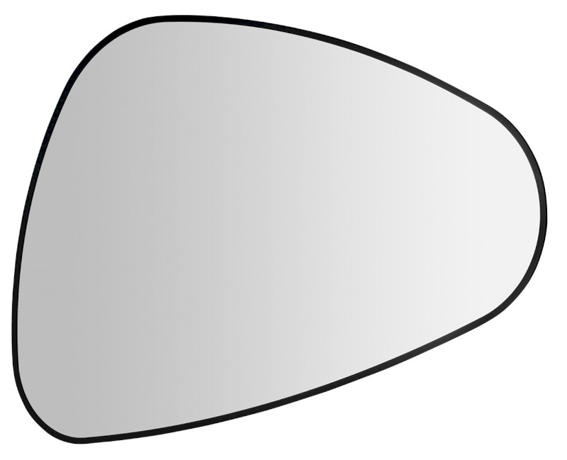 ELENA zrcadlo s LED podsvícením 20W, 68x96cm, černá mat 30574CI