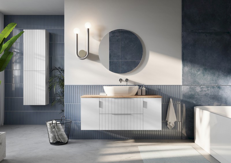 ESPACE STRIP skříňka 35x172x32cm, 2x dvířka, levá/pravá, bílá mat ESC230-3131S