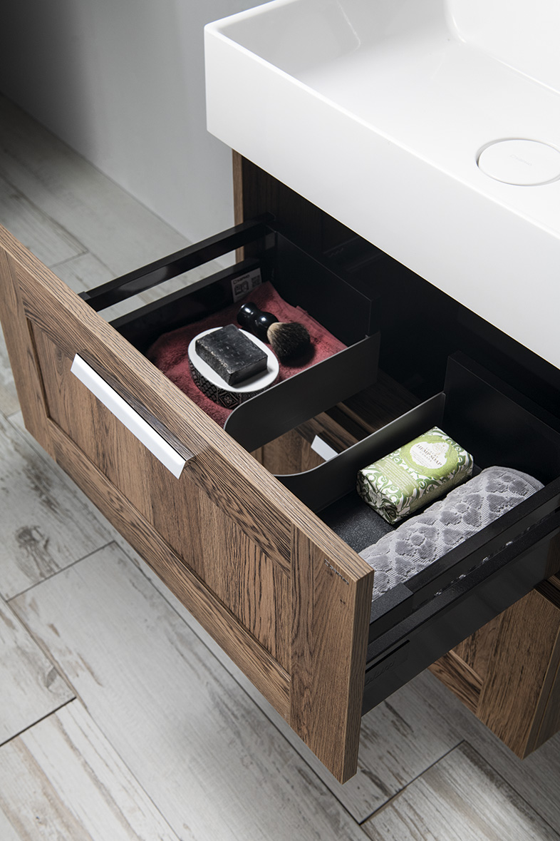 AMIA umyvadlová skříňka 59x60x45cm, dub Collingwood AM060-1919