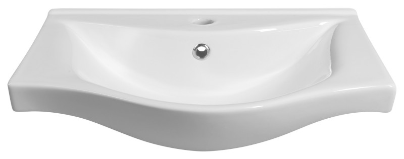 ZARA 55 keramické umyvadlo nábytkové 54x44,5cm, bílá 10055