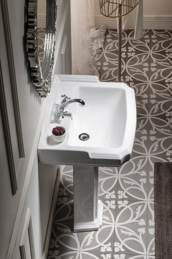 ANTIK keramické umyvadlo, 58x47cm, bílá AK102