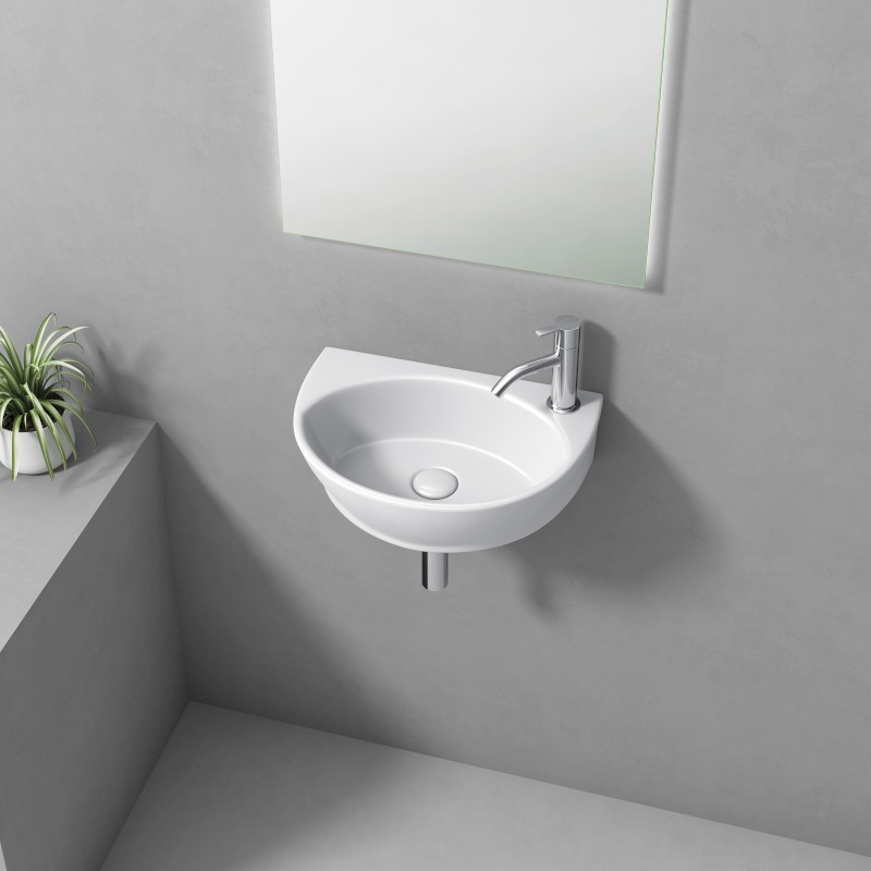 LIZA keramické umývátko 40x27cm, bílá NP412