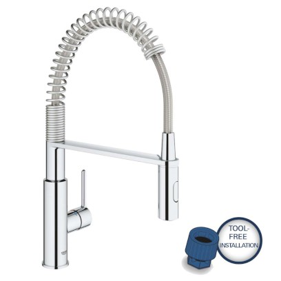 Get Dřezová baterie s flexibilním ramenem a sprškou, chrom GROHE 30361000