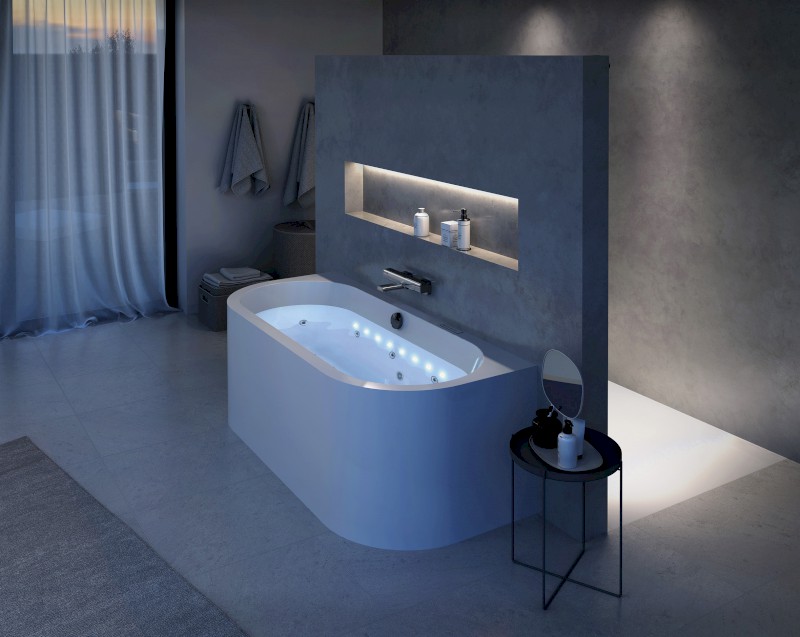 COLORTERAPIE RGB vnitřní bodové osvětlení vany, 8 LED diod 91408