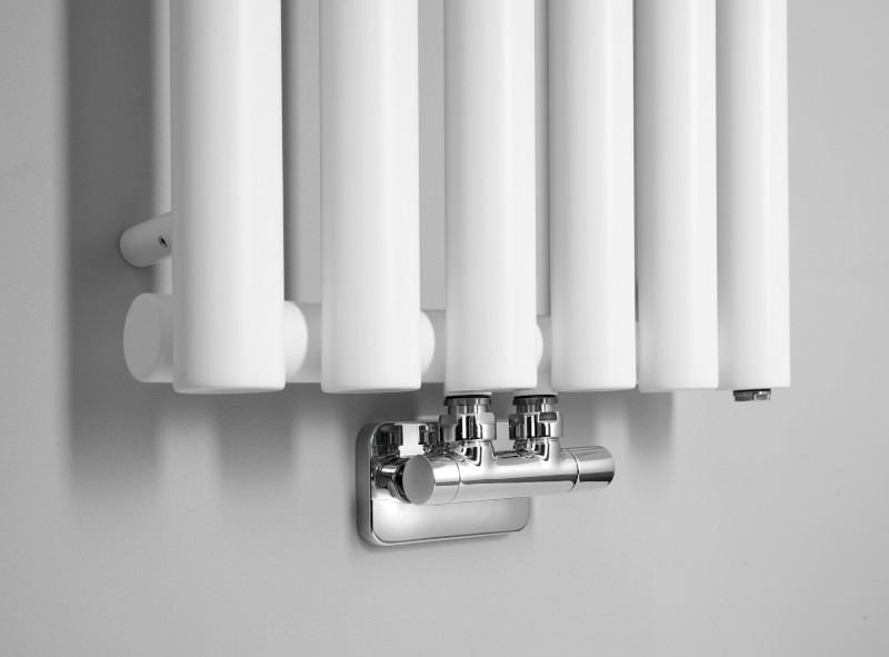 PILON otopné těleso 418x1800mm, se šesti háčky pro ručník, bílá mat IZ131T