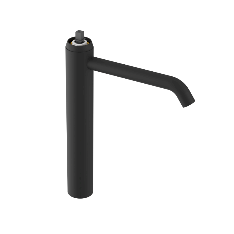 ULTRAMIX tělo stojánkové umyvadlové baterie vysoké, prodloužená hubice, černá mat UT007B-1