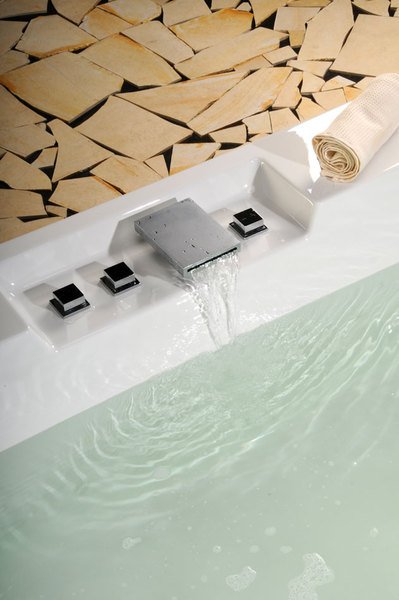 CAME čtvercová vana s konstrukcí 175x175x50cm, bílá 23611