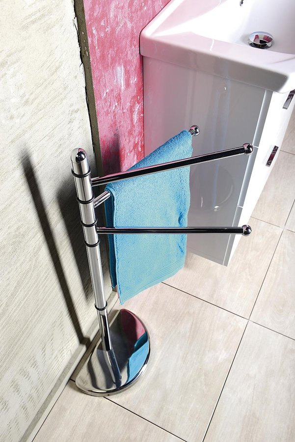 HIBISCUS stojan na ručníky, chrom HI31