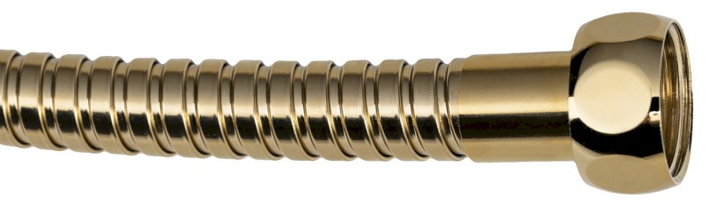 POWERFLEX kovová sprchová hadice, 150cm, zlato FLEX150G