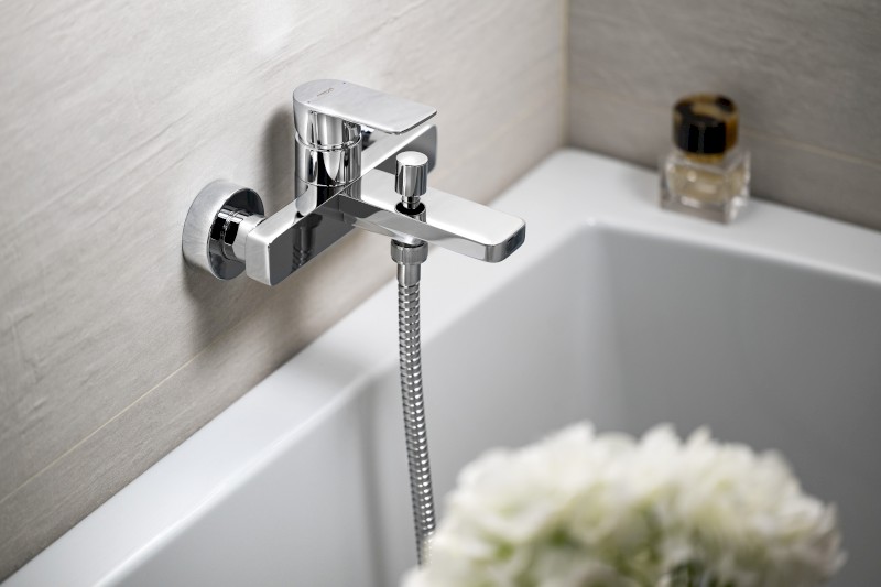 DAPHNE nástěnná vanová baterie, chrom DH101