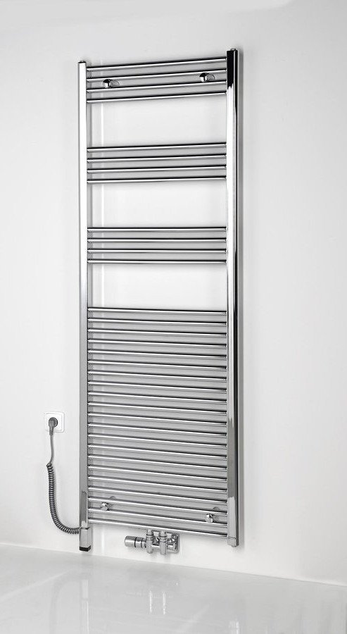 ONE D topná tyč s termostatem, 400 W, levá, chrom ONE-DL-C-400
