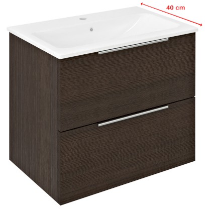 CIRASA umyvadlová skříňka 58x54x39cm, borovice rustik CR592-1616