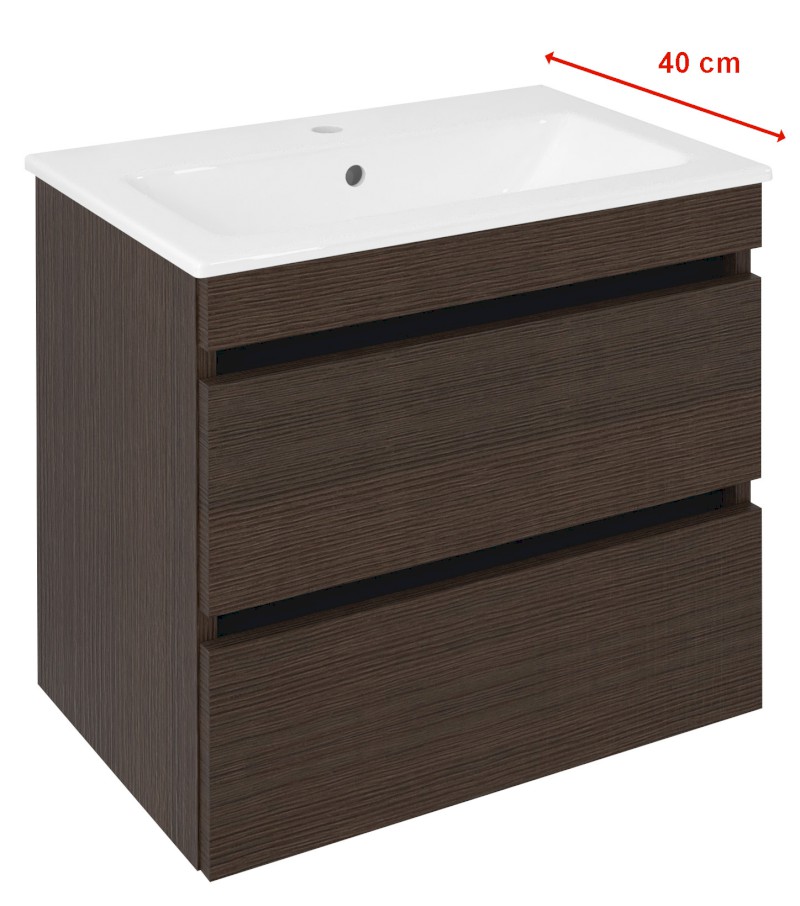 EZARA umyvadlová skříňka 58x54x39cm, borovice rustik EZ592-1616