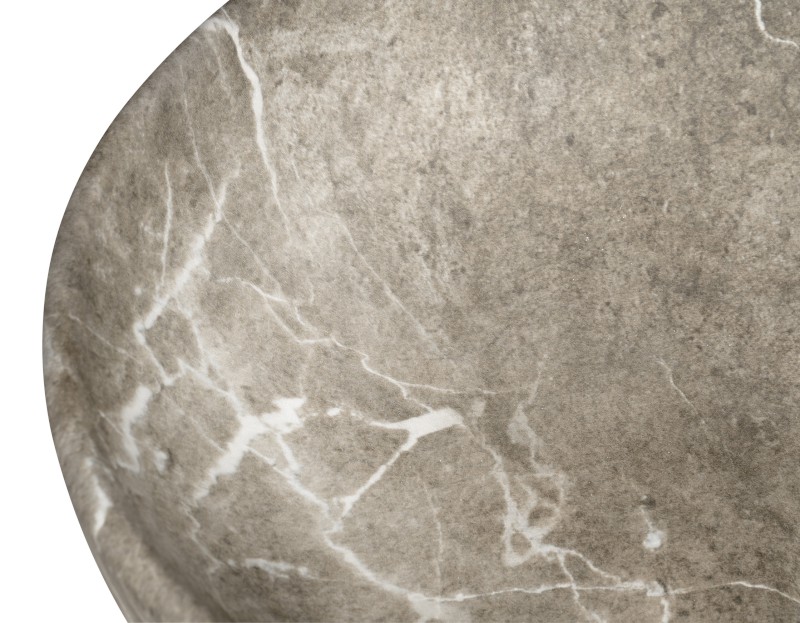 CALEO keramické umyvadlo na desku, 60x42cm, breccia mramor CA590BM