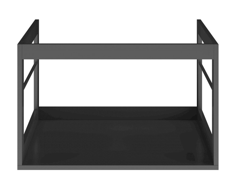 PURA konstrukce pod umyvadlo 62x46cm, černá mat MSP6228