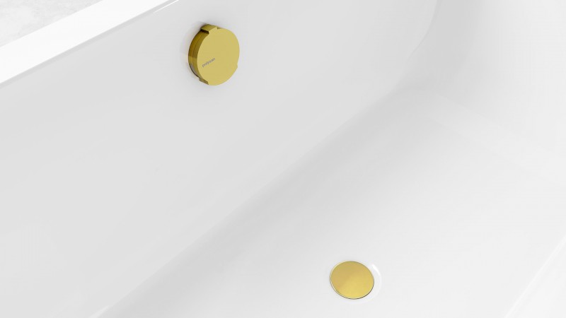 MARBLE vanová souprava s napouštěním, bovden, délka 800mm, zlato 11052.90