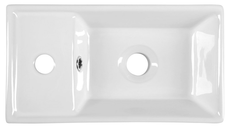 Keramické umývátko, nábytkové, 40x22 cm, bílá DD4022