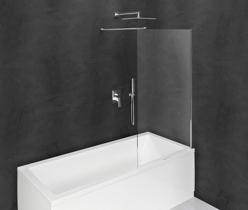 MODULAR SHOWER vanová zástěna 800x1500mm, čiré sklo BMS1-80