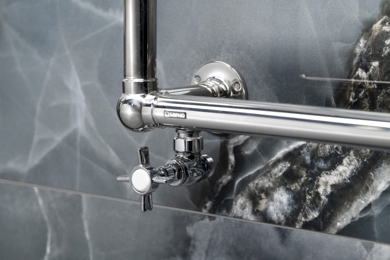 STAR připojovací sada ventilů ruční rohová, chrom CP5020S