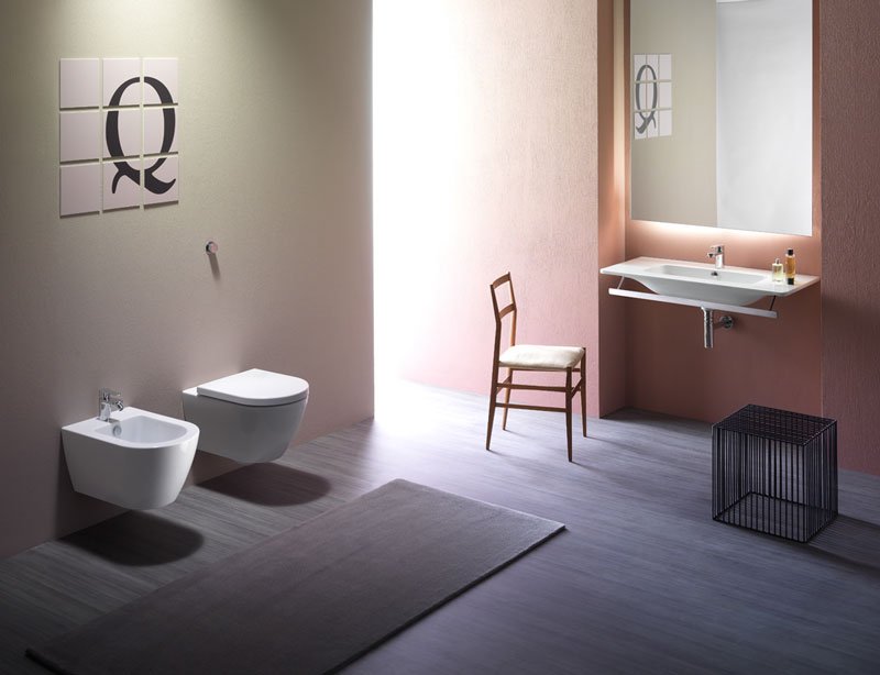 PURA bidet závěsný, 36x50cm, bílá ExtraGlaze 8864111