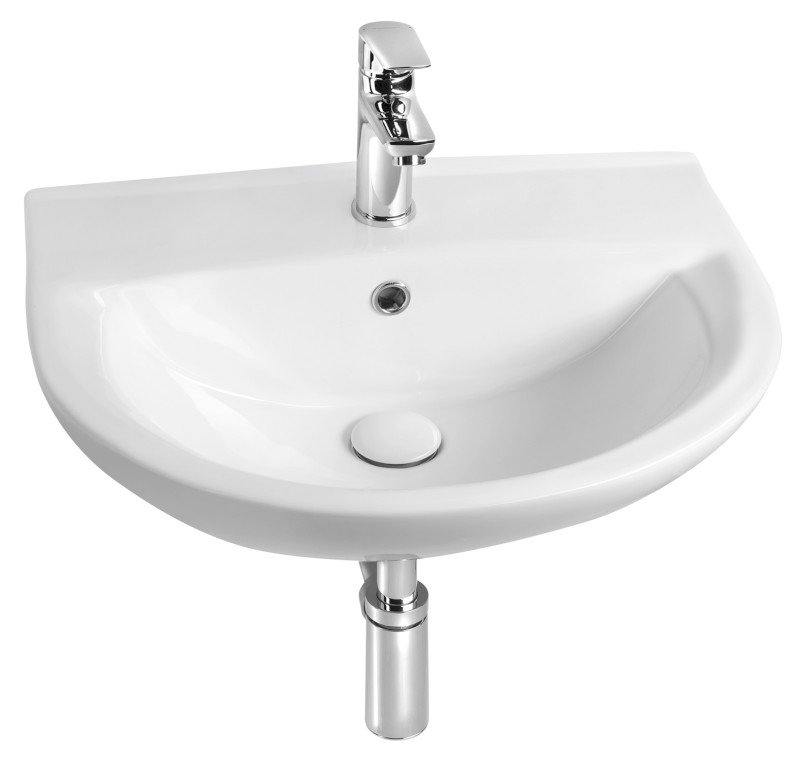 SPIRAL keramické umyvadlo 50x42cm, bílá 201.083.0