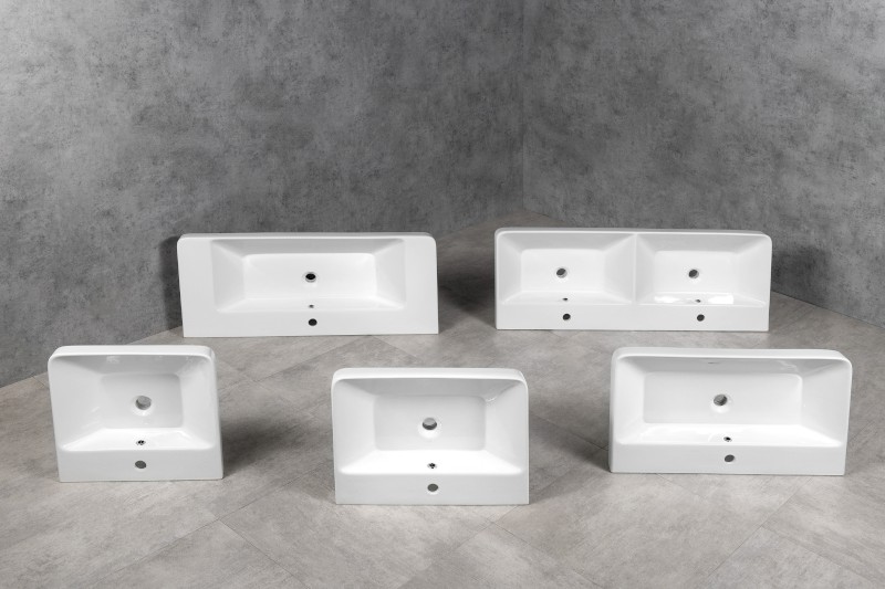 THALIE 60 keramické umyvadlo nábytkové 60x46cm, bílá TH11060