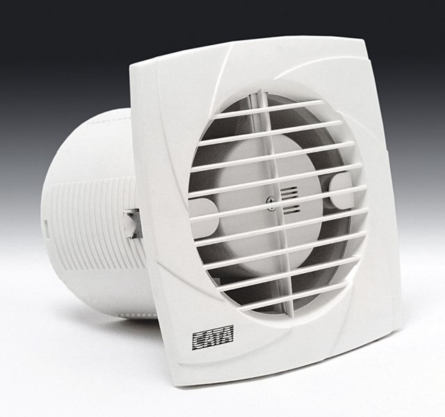 B-15 PLUS T koupelnový ventilátor s časovačem, 25W, potrubí 150mm, bílá 00983100