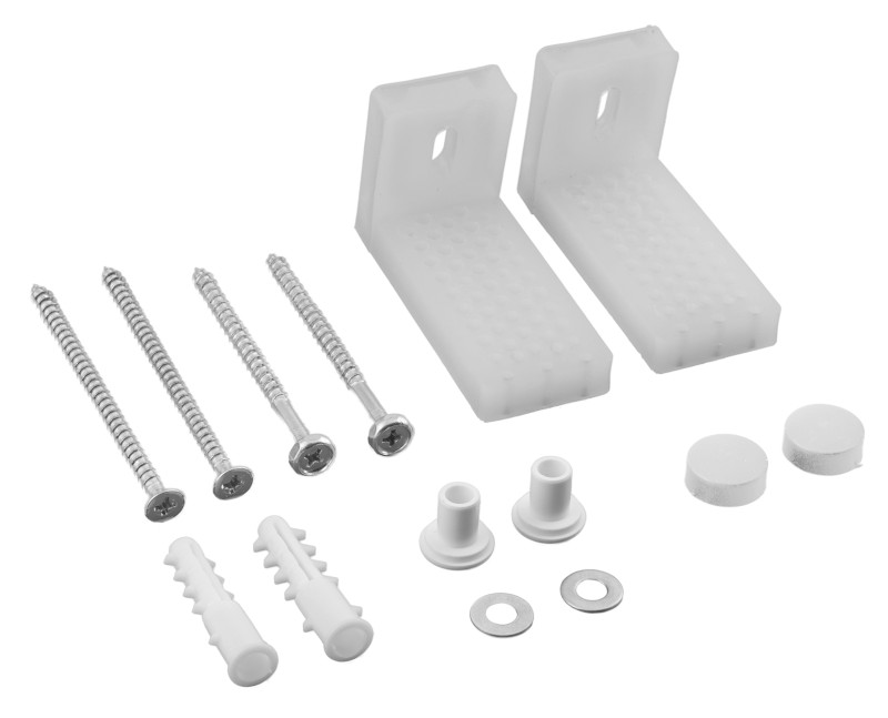 WC kotvící sada, bílá 40126
