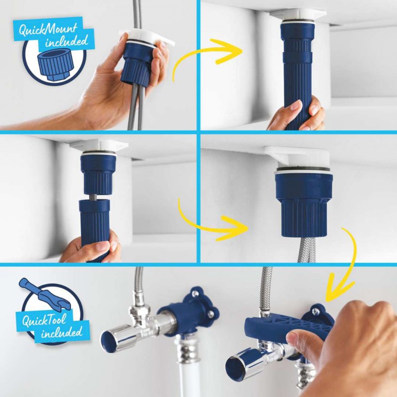 Get Dřezová baterie s flexibilním ramenem a sprškou, chrom GROHE 30361000