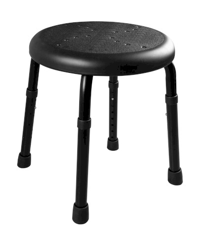 HANDICAP koupelnová stolička, průměr 45cm, černá A170110