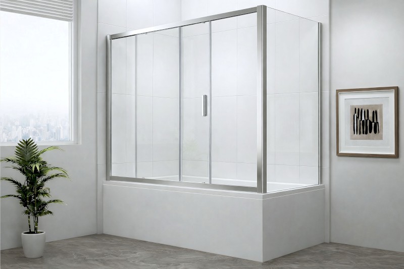 DEEP boční stěna 800x1650mm, čiré sklo MD3216