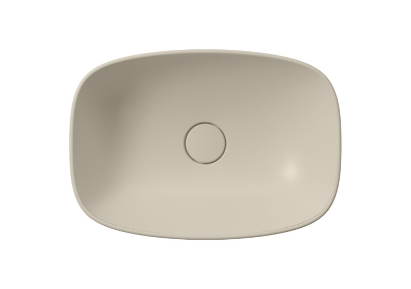 NUBES keramické umyvadlo na desku 50x35cm, creta mat 978408