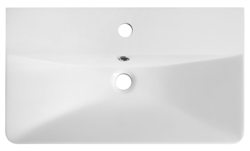 SEN umyvadlo nábytkové, litý mramor, 61x35cm, bílá SN610