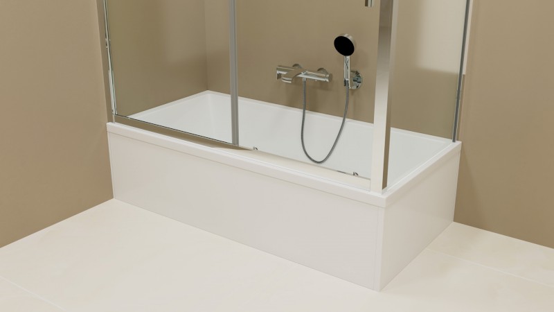 UNIVERSAL rohový panel 100x90x36cm, L/R 95818