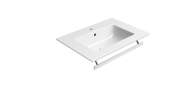 PURA keramické umyvadlo slim 62x46cm, bílá ExtraGlaze 8884111