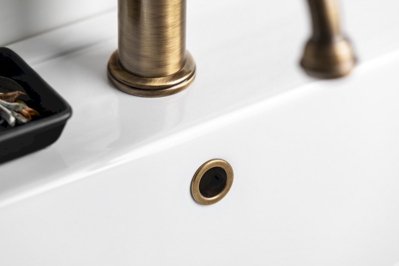 Krytka přepadu Ø 24mm, bronz 811113