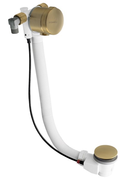 Vanová souprava s napouštěním, bovden, délka 575mm, zátka 72mm, zlato mat 71684GB