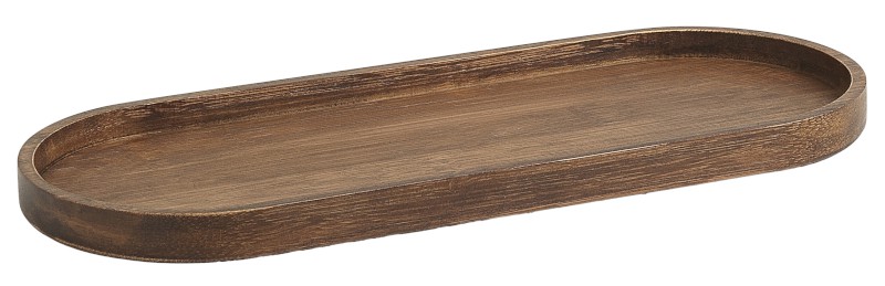 THEA miska na postavení, šedá/tmavý bambus TH0633