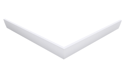 AURA 100 rohový panel, bílá 60812