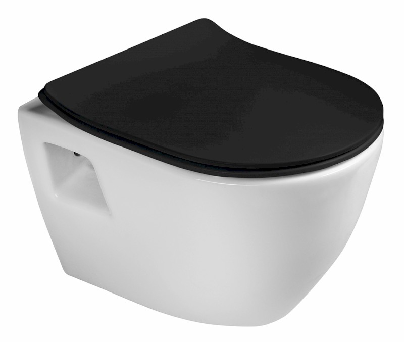 PAULA závěsná WC mísa, 35,5x50cm, bílá TP325