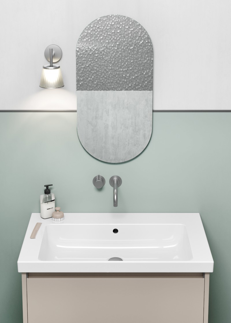 NORM keramické umyvadlo 80x50cm, BEZ OTVORU, bílá ExtraGlaze 8634011