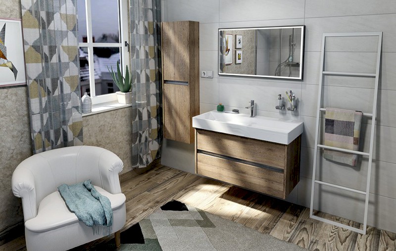 SKA sušák ručníků na opření 420x1700x20mm, bílá mat SKA561