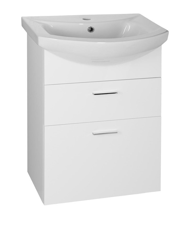 ZOJA umyvadlová skříňka šuplíková 50,8x74x29,9cm, bílá 51051A