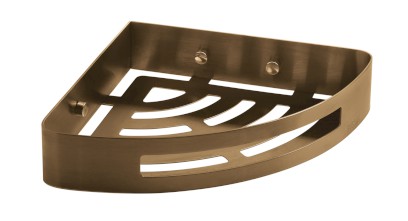 SMART rohová polička do sprchy, 210x45x210mm, měď mat 247982