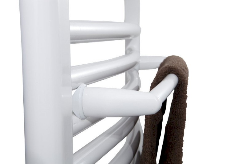 Sušák ručníků na otopná tělesa 43cm oblý, bílá IDO-50