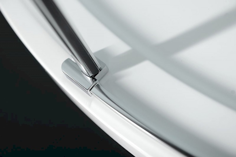 ZOOM čtvrtkruhová sprchová zástěna 900x900mm, čiré sklo, levá ZL2615L