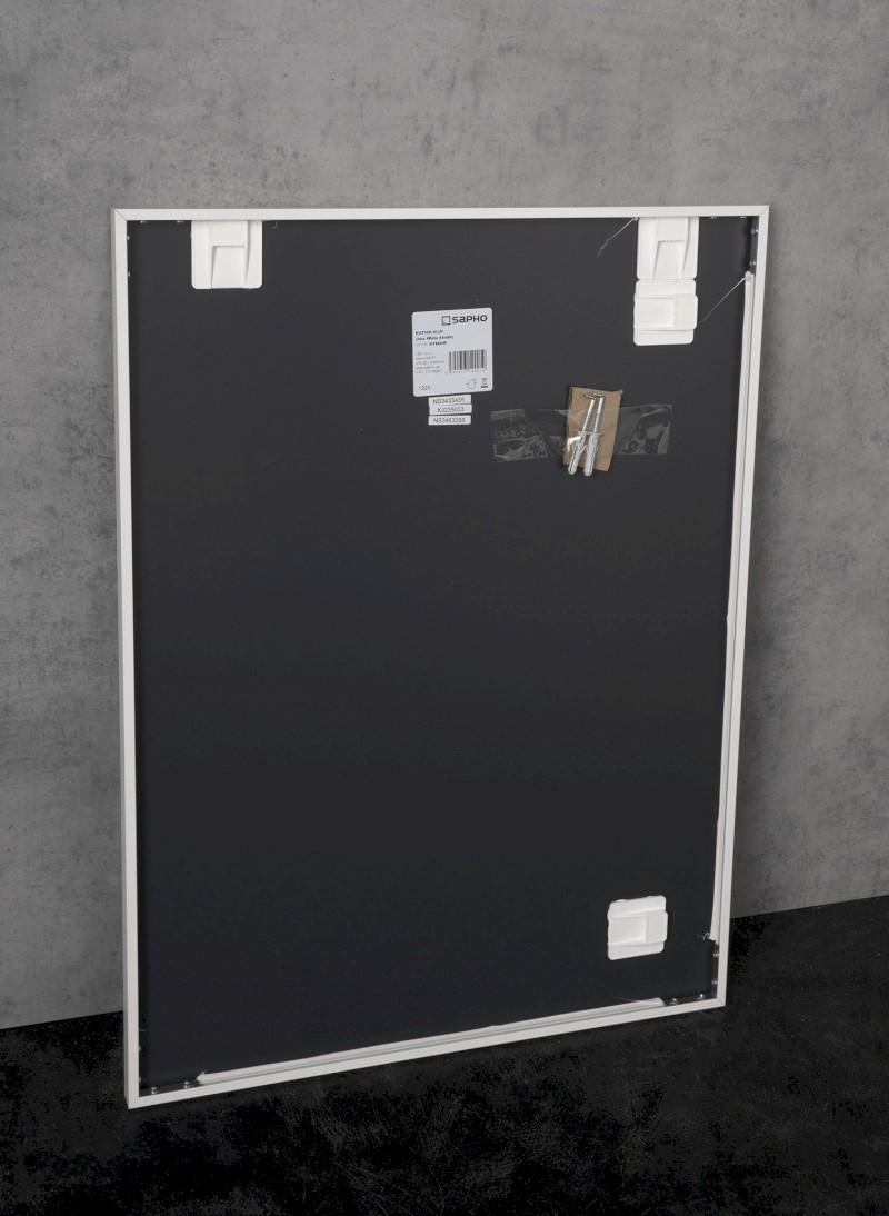NOTION SLIM zrcadlo v rámu 60x80cm, bílá mat NT860W