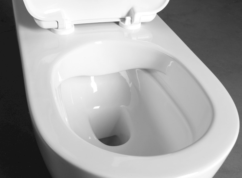 HANDICAP závěsná WC mísa prodloužená, Rimless, 37x70 cm, bílá TU1206